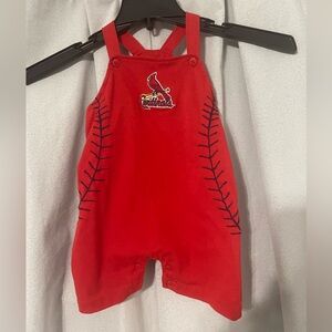 Red Cardinals Baby Romper size 12 months